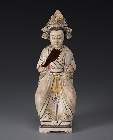 金代五彩瓷人